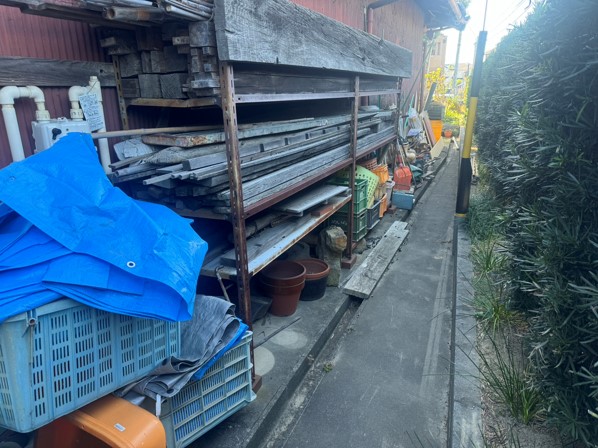 名古屋市瑞穂区I様の遺品整理で廃材や廃品の片付け処分画像